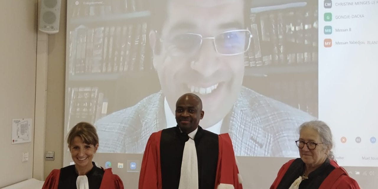 Centrafrique : Godfroy-Luther Gondje-Djanayang, nouveau docteur en droit public