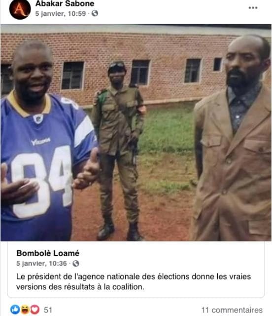 Faux, le président de l’Autorité nationale des élections n’a pas rencontré les rebelles après la proclamation des résultats