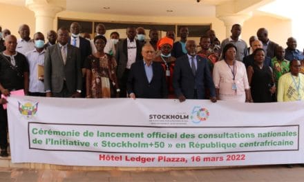 La RCA s’inscrit dans le cadre de l’initiative stockholm+50  pour la sauvegarde de l’environnement