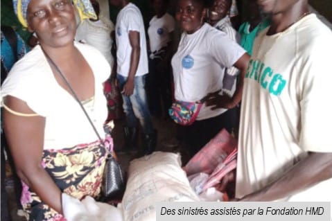 Centrafrique : La Fondation HMD au chevet des sinistrés de Bangui