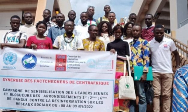 Centrafrique : Echange et sensibilisation sur les méfaits des fausses informations sur les réseaux sociaux