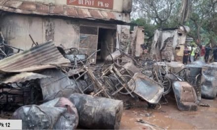 Centrafrique : un incendie involontaire s’est déclaré dans un dépôt au Pk 12