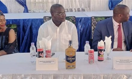 Centrafrique :Échange des vœux du nouvel an entre le personnel et le ministre des transports et de l&rsquo;aviation civile