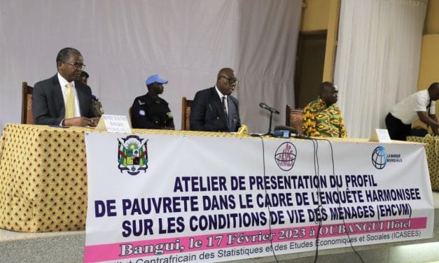 <strong>Centrafrique :Présentation de l’enquête sur les conditions de vie des ménages</strong>