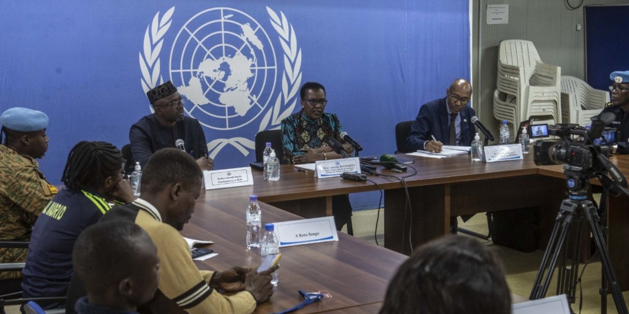<strong>Centrafrique : La cheffe de la Minusca encourage participation massive des femmes aux élections locales</strong>