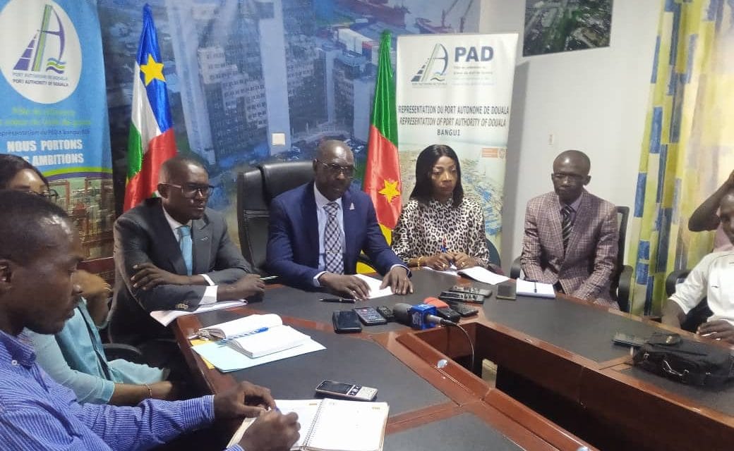 Centrafrique : L’annonce de la journée porte ouverte au bureau du Port Autonome de Douala à Bangui