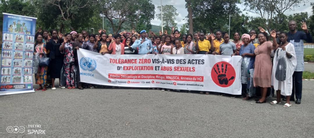 Centrafrique : Poursuite des sensibilisations sur la lutte contre toutes formes d’exploitation et abus sexuel par la Minusca