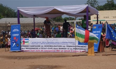 Centrafrique : Le 3e arrondissement de Bangui accueille la campagne de sensibilisation en faveur de l’enregistrement des enfants à l’état civil
