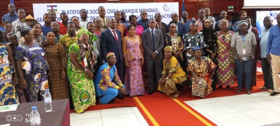 Centrafrique : La Banque Mondiale renforce les capacités de la société civile sur la communication pour le développement