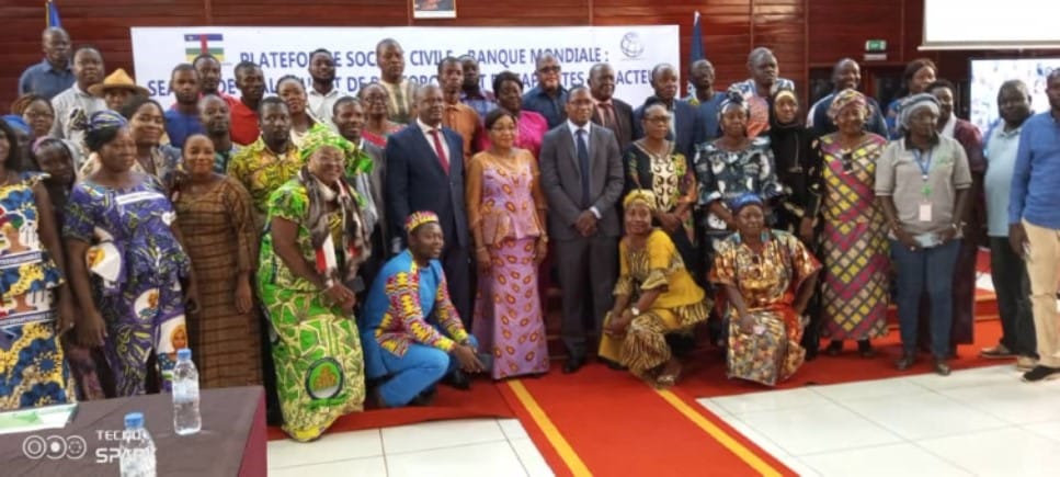 Centrafrique : Fin de l’atelier de la Banque mondiale au profit des organisations de la société civile