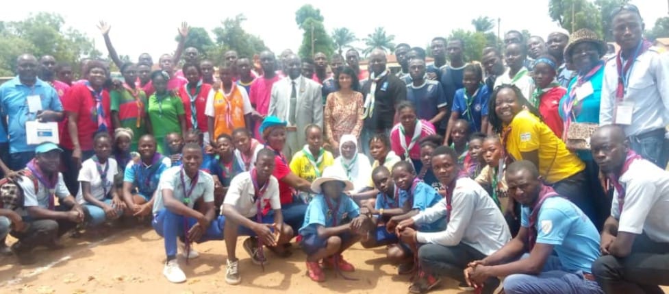 Les scouts de Centrafrique célèbrent la journée internationale du sport au service de la paix et du développement
