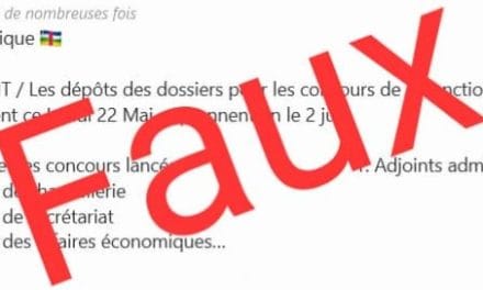 Centrafrique : Le gouvernement a-t-il lancé un concours de recrutement dans la fonction publique ? Attention, fausse information !