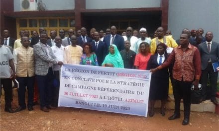 Centrafrique : la région numéro 5 s&rsquo;engage pour la réussite du référendum constitutionnel