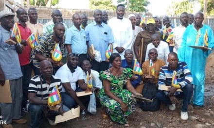 Centrafrique : Le Président du PUR Eddy Symphorien Kparekouti  honore l’engagement pour la paix  des chefs des quartiers du 3e arrondissement de Bangui