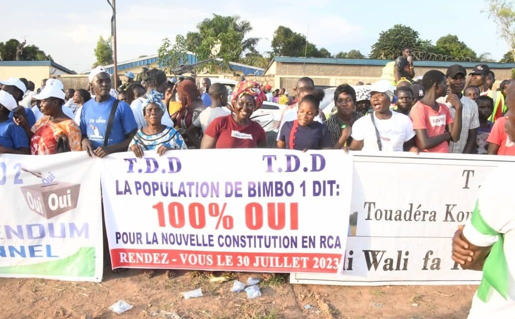 Centrafrique : 95% du OUI au référendum constitutionnel