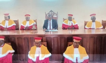 RCA : Prestation de serment des juges de la cour constitutionnelle, de la cour des comptes et de la haute cour de justice