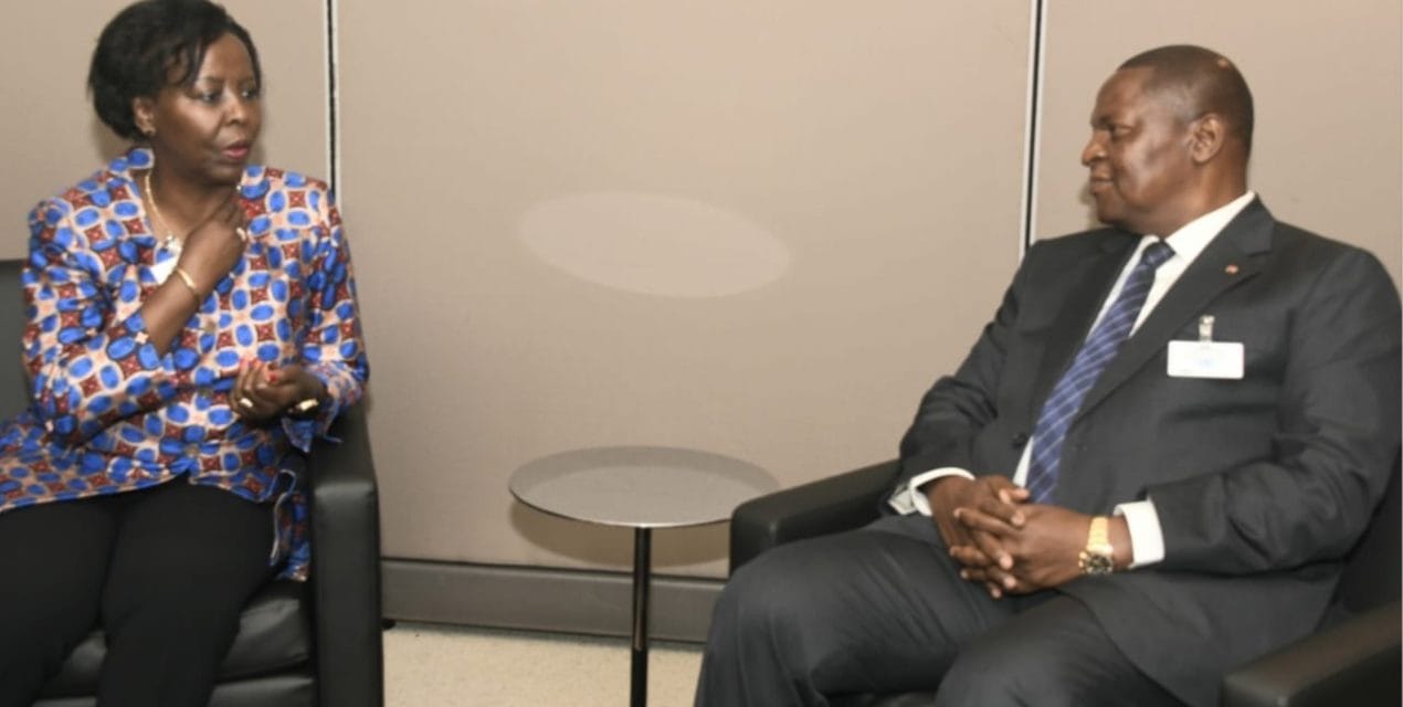 Le Président Touadéra multiplie des rencontres en marge de l’AG de l’ONU, au sujet de la Centrafrique et du Gabon
