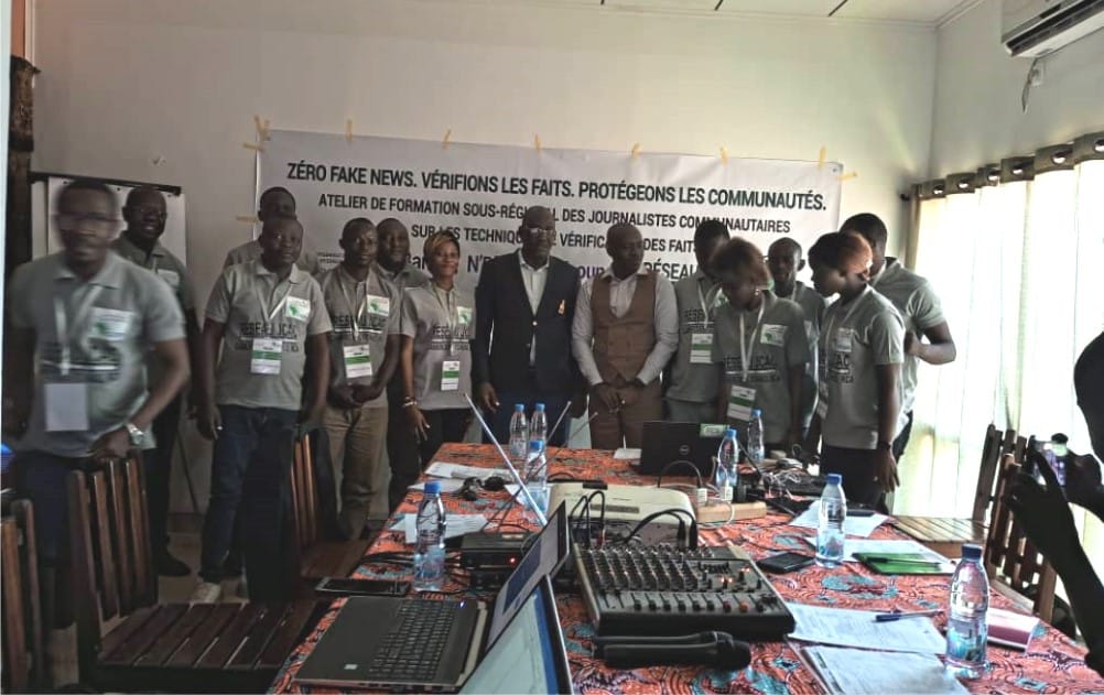 Centrafrique : Des journalistes communautaires renforcent leurs capacités dans le domaine de la lutte contre la désinformation