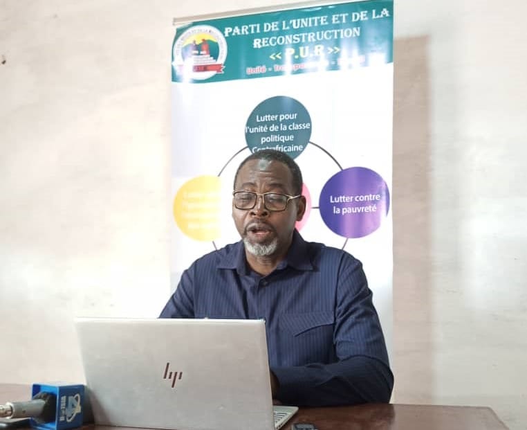 Centrafrique : Déclaration du parti de l’Unité et de la Reconstruction relative à la constitution du 30 août 2023