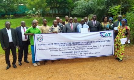 Centrafrique : cinq sociétés coopératives reçoivent leurs immatriculations