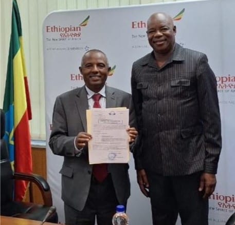 Centrafrique : Reprise de coopération aérienne entre l’Ethiopie et la Centrafrique