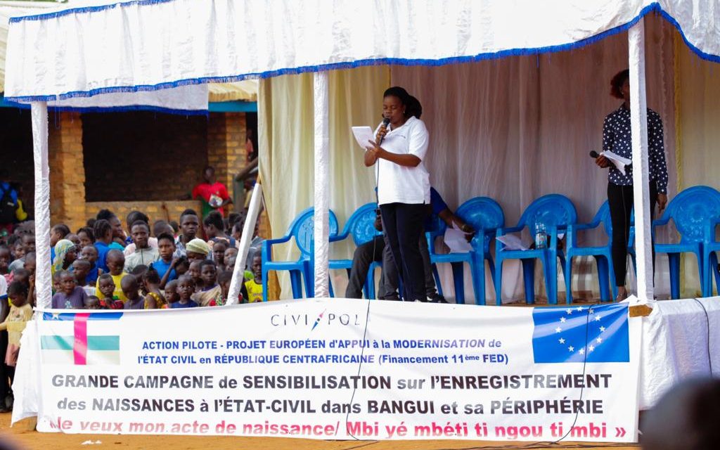 Centrafrique : Nouvelles campagnes de sensibilisation sur l’enregistrement des naissances à l’état-civil