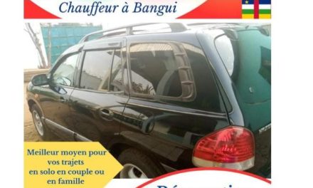 CentraCar, une solution pour la location des véhicules à Bangui