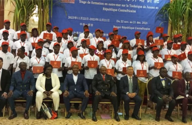 Centrafrique : 55 apprenants sur la Technique de Juncao reçoivent leurs parchemins