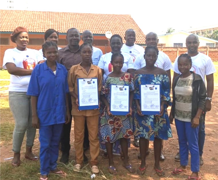 Centrafrique : la Société Saint-Vincent-de-Paul appuie la formation professionnelles de cinq orphelines de la Fondation Voix du Cœur