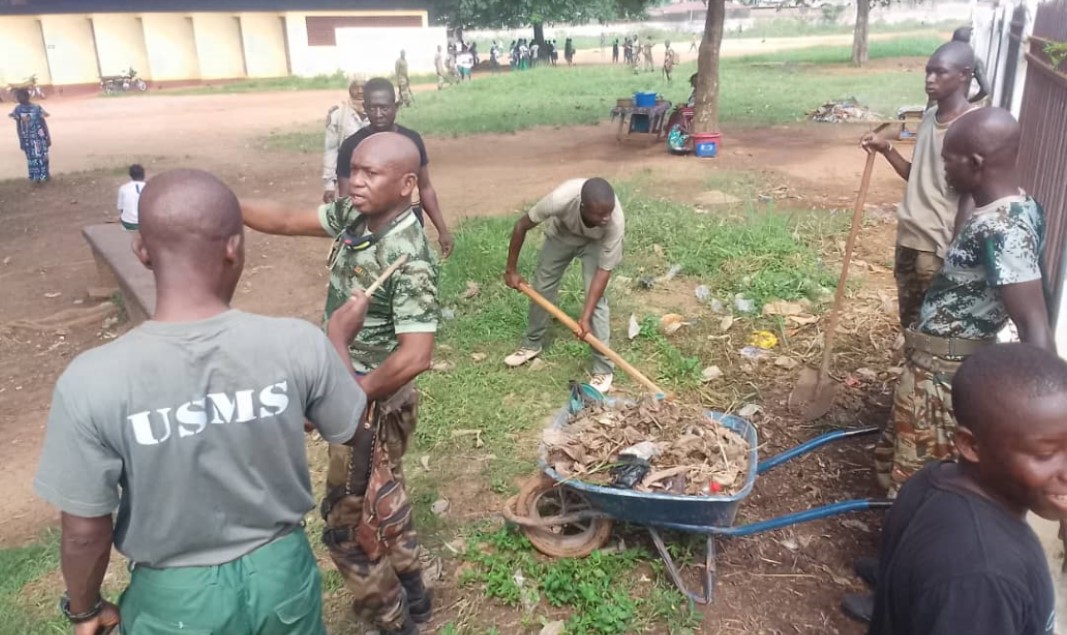 Centrafrique: L’armée procède au nettoyage de plusieurs coins de la ville de Bangui