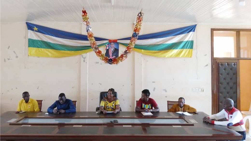 Centrafrique : Le Projet Maïngo échange avec les autorités administratives et locales de Bimbo