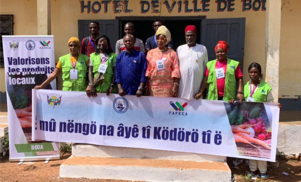 Centrafrique: La campagne Consommons Local » à Boda dans la Lobaye
