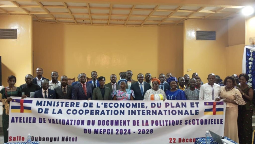 Centrafrique : Validation de la politique sectorielle du ministère de l’Économie du plan et de la coopération internationale