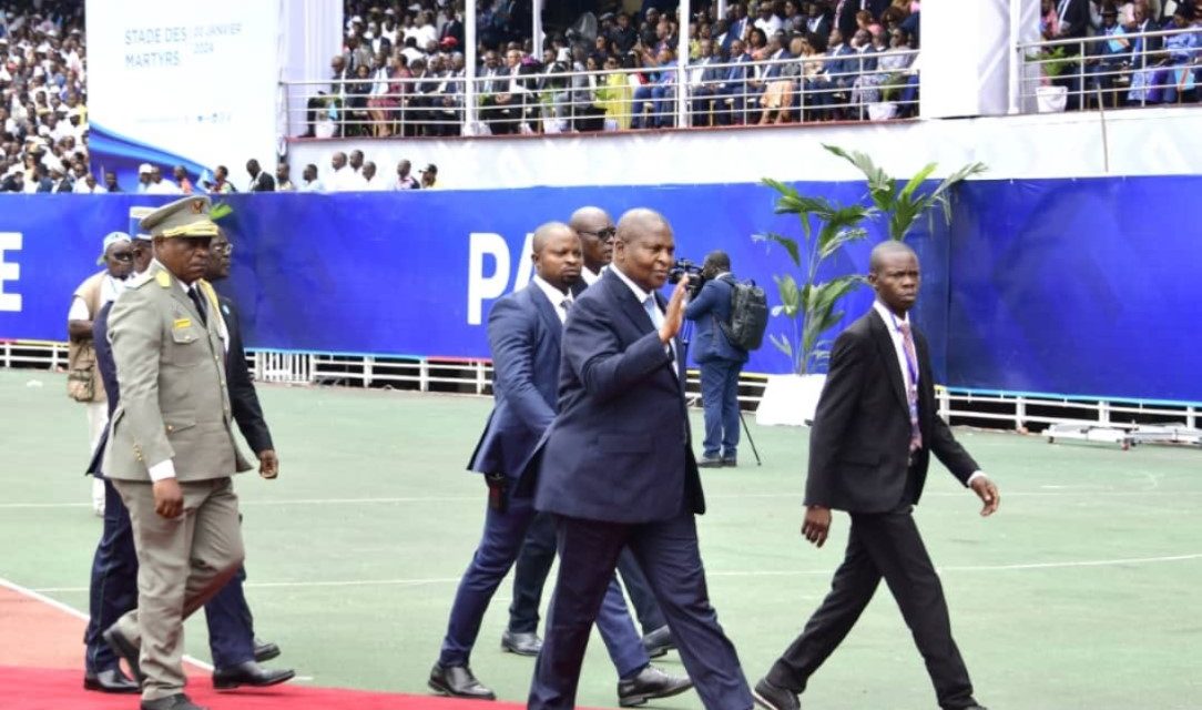 Le Président Touadéra à l’investiture de son homologue congolais Felix Antoine Tshisekedi Tshilombo