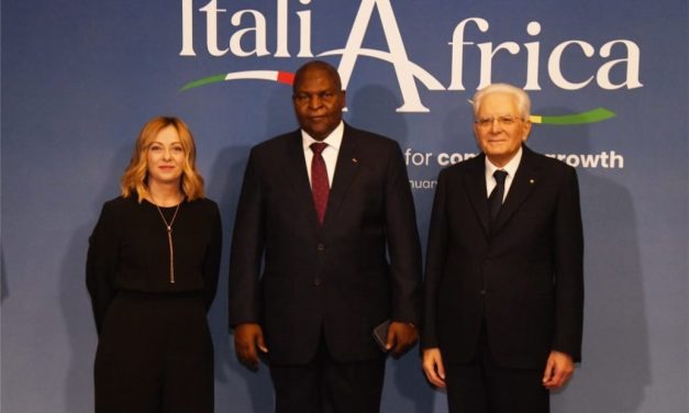 Le Président Touadéra clame un partenariat gagnant-gagnant entre l&rsquo;Italie et l&rsquo;Afrique