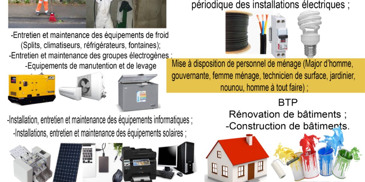 Centrafrique : « ETCIS SERVICES » pour vous fournir des biens et services
