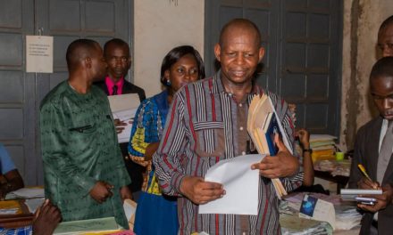 Centrafrique : Le Parquet de Bangui en inspection au centre d&rsquo;état civil de la mairie  Centrale de Bangui