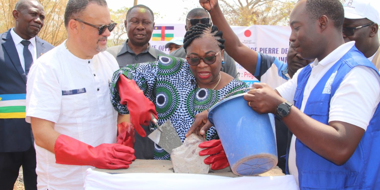 RCA : Extension du marché de Mbaiki et lancement de la construction du centre de formation en transformation agroalimentaire