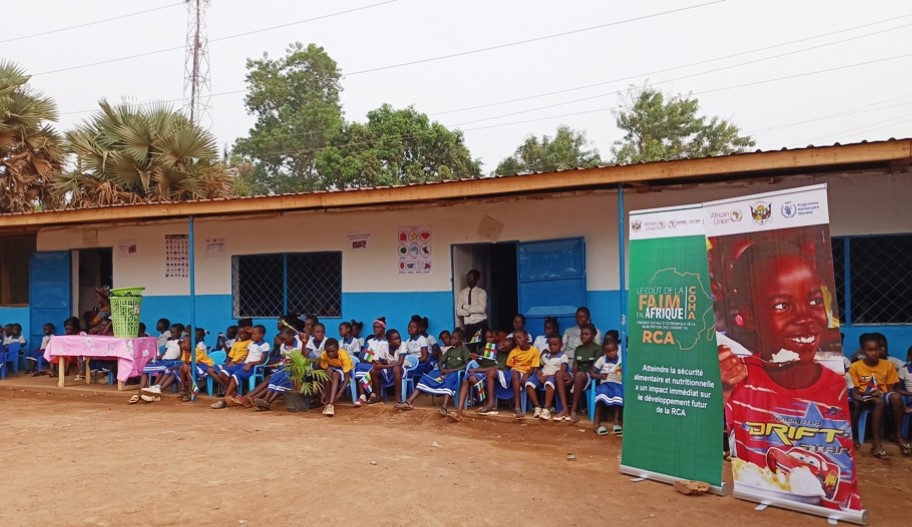 Centrafrique : Le PAM lance le programme de cantine scolaire pour booster la production locale