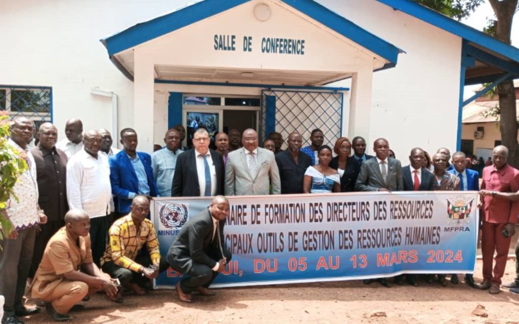 RCA : Des Directeurs des ressources formés sur les outils de gestion des ressources humaines