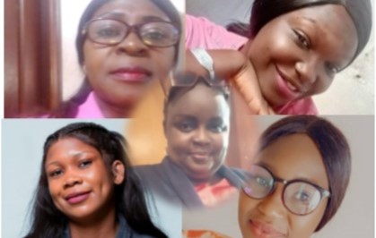 Cinq femmes qui tiennent les rédactions des médias en Centrafrique