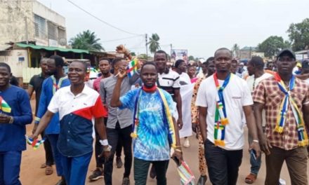 Centrafrique : Lancement par une marche à Bangui du Mouvement des Jeunes Panafricains