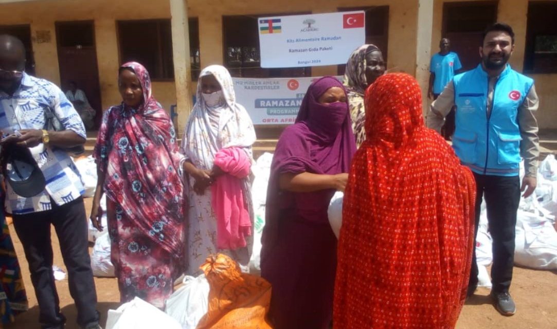 Centrafrique : 500 femmes retournées du Soudan reçoivent des vivres