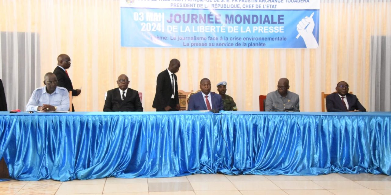 Faustin Archange Touadéra : « Pour construire un pays démocratique, il faut l’apport des journalistes qui sont la voix des sans voix »