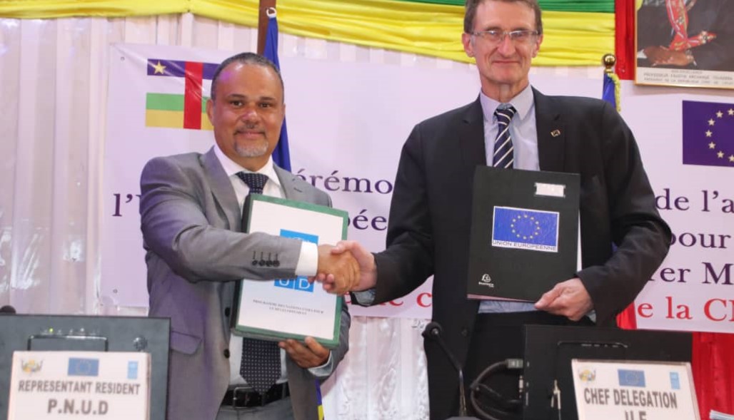 Centrafrique : L’Union européenne met 2 millions d’euros (1,3 milliard de FCA) dans l’organisation des élections locales