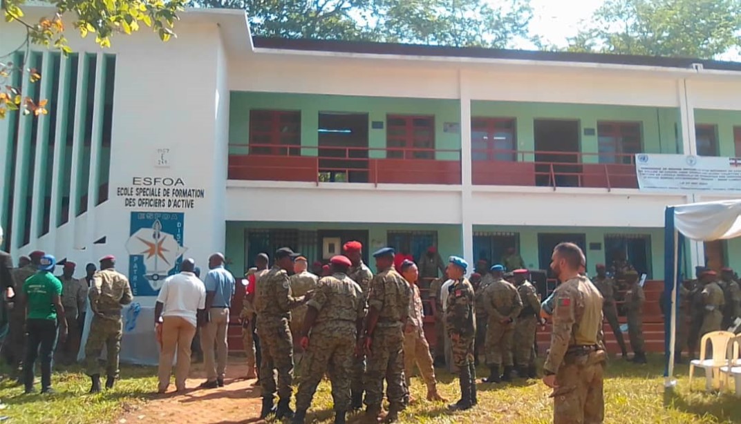 Centrafrique : le bâtiment de l’ESFOA réhabilitée par la Minusca