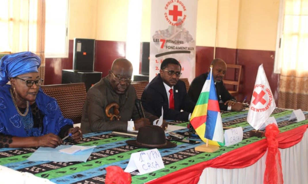 Présentation du bilan de la croix rouge Centrafricaine de 2023