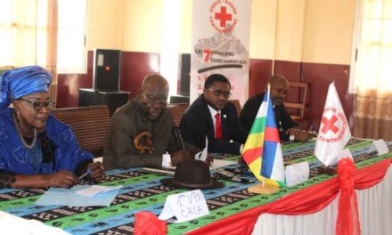 Présentation du bilan de la croix rouge Centrafricaine de 2023