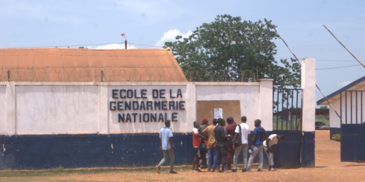 Centrafrique : Le processus du recrutement des gendarmes et policiers traîne encore dans leurs écoles respectives