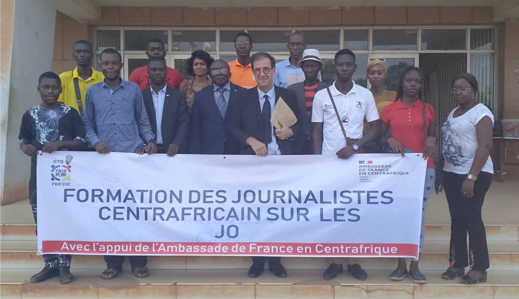 Centrafrique : Des journalistes sportifs formés sur les J.O de Paris 2024